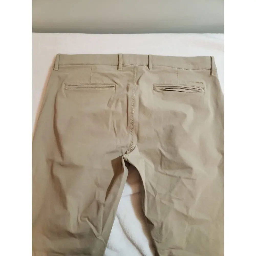 J.Crew Tech Pants Mens (Actual 36 x 31) 36 X 32 Beige 484 Slim Preppy Y2k Casual